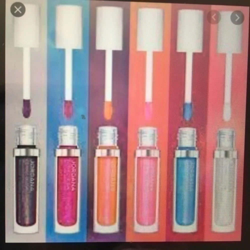 Jordana Cosmic Glow Galactic Blue lip gloss